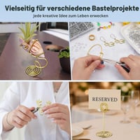 VynyQoo 2 mm hliníkový modelovací drôt 33 m zlatý, drôt na výrobu šperkov, viazací drôt pre domácich majstrov, mäkký hliníkový drôt 6