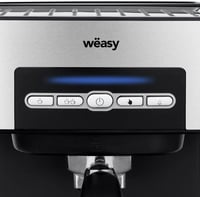 Wëasy KFX32 Automata Eszpresszó Kávéfőző, 20 Bar Nyomás, 4 Program, 1,6L Víztartály, Csészemelegítő, Gőzölő, Ezüst-Fekete 4