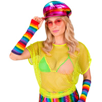 Top de damă din plasă neon W Widmann Milano Party Fashion pentru festivaluri și carnavaluri 4