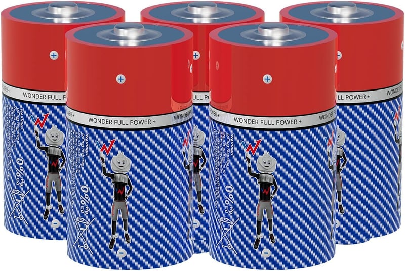 W Wonder Full Energy LR20 D 1.5V Alkáli Elemek 5db Csomag