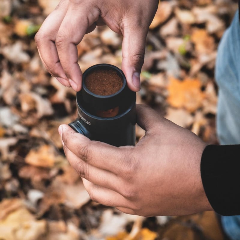 WACACO Nanopresso hordozható espresso kávéfőző 18 bar nyomás kézi működtetésű