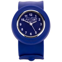 Detské silikónové hodinky Wacky Watches Popwatch v modrej farbe – na učenie sa určovania času, pre chlapcov aj dievčatá, dĺžka remienka 22,5 cm 5