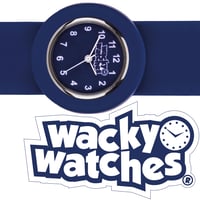 Detské silikónové hodinky Wacky Watches Popwatch v modrej farbe – na učenie sa určovania času, pre chlapcov aj dievčatá, dĺžka remienka 22,5 cm 8