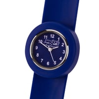 Detské silikónové hodinky Wacky Watches Popwatch v modrej farbe – na učenie sa určovania času, pre chlapcov aj dievčatá, dĺžka remienka 22,5 cm 4