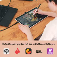 Grafický tablet Wacom One 14 Full HD s dotykovou obrazovkou a perom Standard (bez batérie) – antireflexné tvrdené sklo, japonská technológia 9
