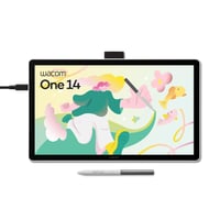Grafický tablet Wacom One 14 Full HD s dotykovou obrazovkou a perom Standard (bez batérie) – antireflexné tvrdené sklo, japonská technológia 1