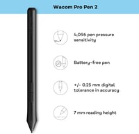Wacom One by Wacom Small rajztábla tollal - fekete/piros 4