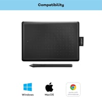 Wacom One by Wacom Small rajztábla tollal - fekete/piros 6