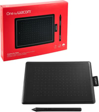Wacom One by Wacom Small rajztábla tollal - fekete/piros 1
