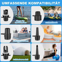 WADEO 18000 mAh elektromos SUP pumpa 20 PSI, LED világítással, gyors töltés 5