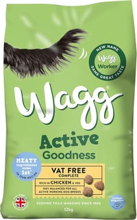 Wagg Active Goodness kompletné krmivo pre dospelých psov s kuracím mäsom a zeleninou, 12 kg, pre aktívne pracovné psy 2
