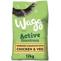 Wagg Active Goodness kompletné krmivo pre dospelých psov s kuracím mäsom a zeleninou, 12 kg, pre aktívne pracovné psy 1