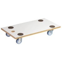 WAGNER 1318 Cărucior de transport mobilă, placă MDF cu strat special, 57,5x30x10 cm, capacitate 200 kg, roți soft, suprafață antiderapantă, cărucior pentru mobilă 1