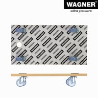 WAGNER 1318 Cărucior de transport mobilă, placă MDF cu strat special, 57,5x30x10 cm, capacitate 200 kg, roți soft, suprafață antiderapantă, cărucior pentru mobilă 8