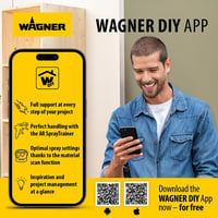 Wagner Airless Control 150 M striekací systém na nástenné farby, laky, lazúry, ochranu dreva a protikoróznu ochranu v interiéri aj exteriéri, 5500 ml nádrž, 7,5 m hadica 3