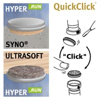WAGNER QuickClick® székláb csúszó készlet – 4 db csuklós csúszó kerek csövekbe – belső átmérő 14 mm / külső átmérő 18 mm – Duo – Made in Germany 6