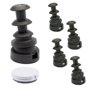 WAGNER QuickClick® székláb csúszó készlet – 4 db csuklós csúszó kerek csövekbe – belső átmérő 14 mm / külső átmérő 18 mm – Duo – Made in Germany