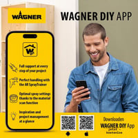 Wagner W 590 FLEXiO električni sustav za raspršivanje boje – 630 W, spremnik od 1300 ml/800 ml, za nanošenje boja na unutarnje i vanjske zidove, lakova i lazura 3