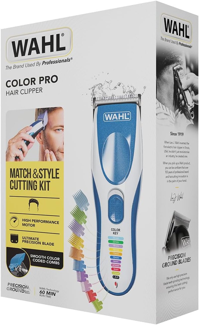 Wahl ColorPro Akkumulátoros Hajvágógép Kék-Ezüst Vezeték Nélküli
