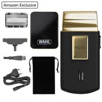 Wahl Gold Edition Travel Shaver električni aparat za brijanje za muškarce – bežični, punjiv, za putovanja, za šišanje kose i uređivanje brade, kompaktan 2