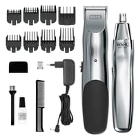 Set Wahl Groomsman cu acumulator pentru tuns barba și părul din nas, trimmer de precizie 1