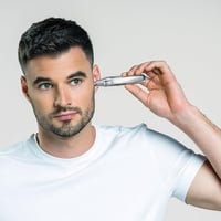 Set Wahl Groomsman cu acumulator pentru tuns barba și părul din nas, trimmer de precizie 6