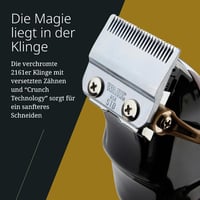 Wahl Magic Clip 5 Star vezeték nélküli hajvágó, piros - 100 perces akkumulátor, 8 fésűtartozék, szakáll és fejszőrzet vágásához 3