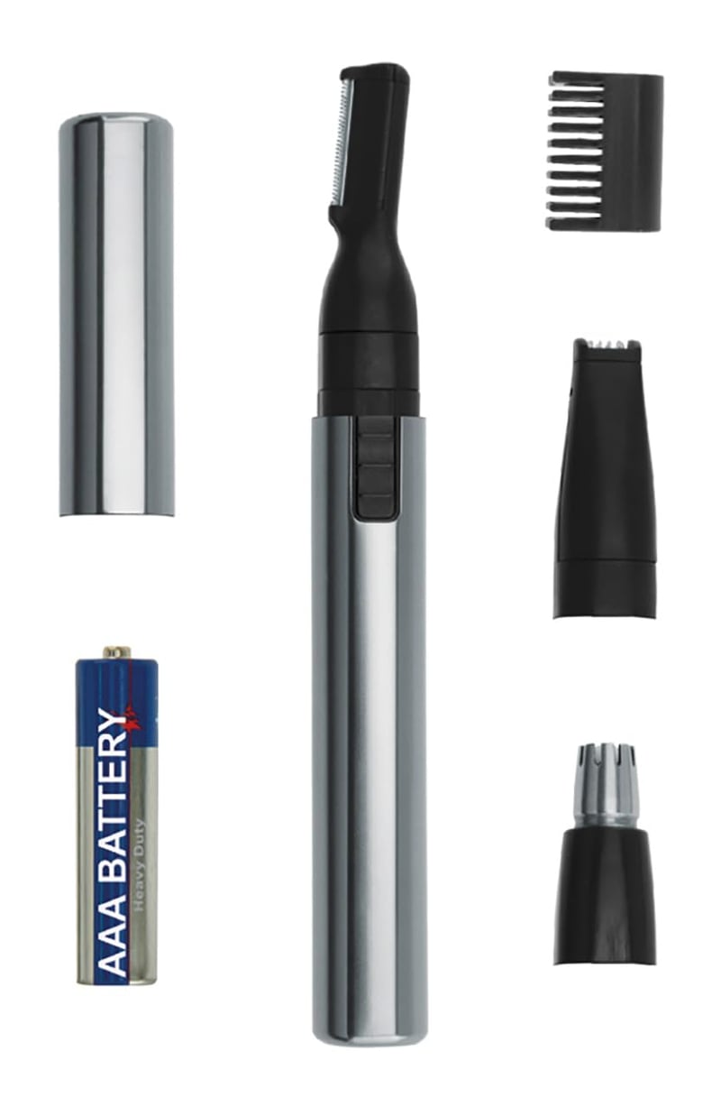 Wahl Micro Groomsman 2 v 1 detailný zastrihávač s umývateľnými hlavicami – precízny zastrihávač brady a telového ochlpenia