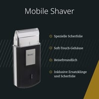 Aparat de ras cu acumulator Wahl Moser Mobile Shaver - Bărbierit ultra-precis, utilizare fără fir 2