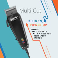 Wahl Multi Cut set za šišanje kućnih ljubimaca - za pse i mačke, s kablom, niska razina buke, otporan na koroziju, precizne čelične oštrice, jednos- 3