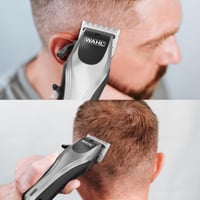 Mașină de tuns profesională cu acumulator Wahl Rapid Clip pentru bărbați, cu levier de reglare, fără fir 8