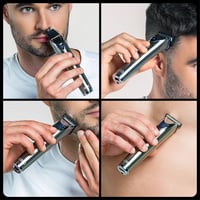 Aparat de tuns multifunctional Wahl din otel inoxidabil pentru barba, cu baterie reincarcabila pe baza de litiu 7