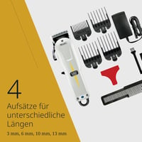 Wahl Super Taper vezeték nélküli hajvágó - Professzionális hajnyíró férfiaknak és nőknek, fehér, akkumulátoros 4