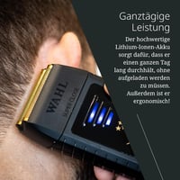 Wahl Vanish Elektromos Borotva - Precíziós Kontúrvágó Arcra és Nyakra, Irritációmentes Borotválás, 100 Perces Üzemidő, Fekete 5