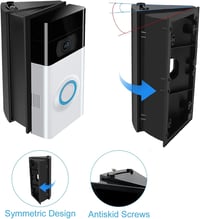 WAHXIYUG Állítható Szögű Fali Tartó Ring Video Doorbell 1/2/3/4 Generációhoz - Csengő Rögzítő Konzol Szögbeállító Kit 3