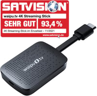 waipu.tv 4K Stick (1. gen.) HDMI, HDR, Dolby Atmos + 3 hónapos csomag (300 csatorna) 3