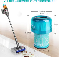 Waitley szűrő Dyson V12 Detect Slim porszívóhoz 3 db csomag 6
