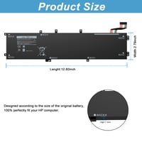 Baterie Laptop wakeach 6GTPY pentru Dell XPS 15-9560 15-9550 15-9570 15-7590 Precision 5520 5530 5540 5510 Vostro 7500, 11,4V 97Wh 1P6KD GPM0 4