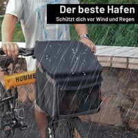 Cyklistický košík a batoh pre psov Wakytu, skladacia taška na bicykel pre mačky a malé psy, s reflexnými prvkami a 2 bočnými vreckami 3