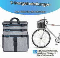 Cyklistický košík a batoh pre psov Wakytu, skladacia taška na bicykel pre mačky a malé psy, s reflexnými prvkami a 2 bočnými vreckami 7