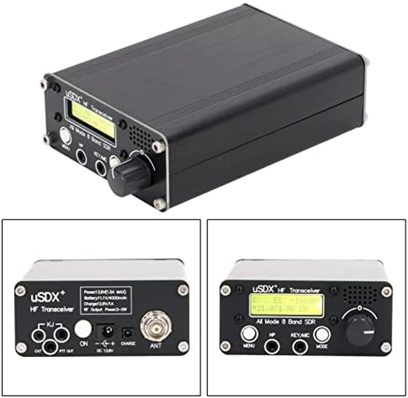 Walfront 8 sávos rádió adó-vevő LCD kijelzővel HF SSB QRP rövidhullám USB LSB CW AM FM