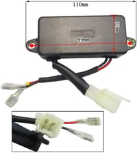 Walfront Feszültségszabályozó Generátor AVR 2.8 kW Egyfázisú Automatikus Stabilizátor Áramfejlesztő Alkatrész 5