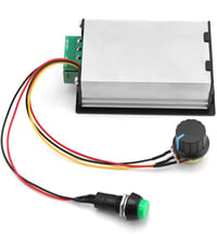 Walfront PWM DC motor fordulatszabályzó 6-60V 12V 24V 36V 48V 30A fokozatmentes start-stop kapcsoló 6
