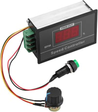 Walfront PWM DC motor fordulatszabályzó 6-60V 12V 24V 36V 48V 30A fokozatmentes start-stop kapcsoló 5