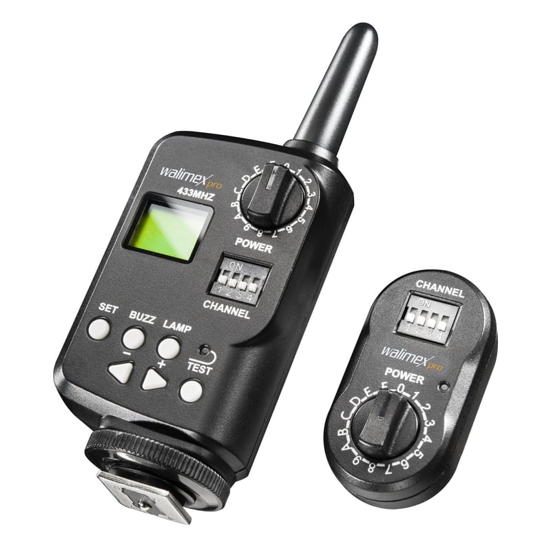 Set Declanșator Flash Radio Walimex Pro USB Plus - Set Telecomandă Radio Operator pentru Blitz de Studio