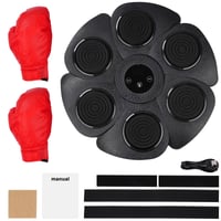 Falra Szerelhető Okos Boxzsák Bluetooth Zenés Edzőgép – Elektronikus Falra Rögzíthető Boxing Target Otthoni Edzéshez 5