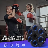 Falra Szerelhető Okos Boxzsák Bluetooth Zenés Edzőgép – Elektronikus Falra Rögzíthető Boxing Target Otthoni Edzéshez 6