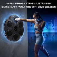 Falra Szerelhető Okos Boxzsák Bluetooth Zenés Edzőgép – Elektronikus Falra Rögzíthető Boxing Target Otthoni Edzéshez 7