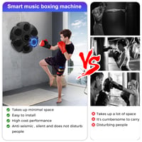 Falra Szerelhető Okos Boxzsák Bluetooth Zenés Edzőgép – Elektronikus Falra Rögzíthető Boxing Target Otthoni Edzéshez 2