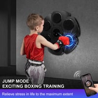Falra Szerelhető Okos Boxzsák Bluetooth Zenés Edzőgép – Elektronikus Falra Rögzíthető Boxing Target Otthoni Edzéshez 9